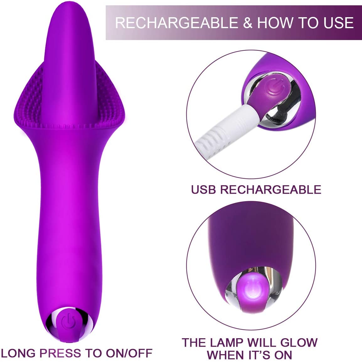 Vibrador de punto G Estimulador de clítoris Dolphin Vibrating Sex Toys